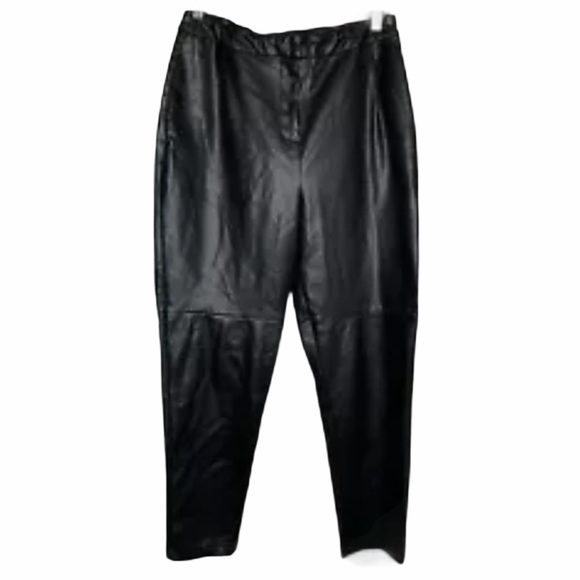 Topshop Pants - Topshop Womens Vegan Leather Pants 8 Highrise
